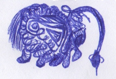 Kritzelei Löwe